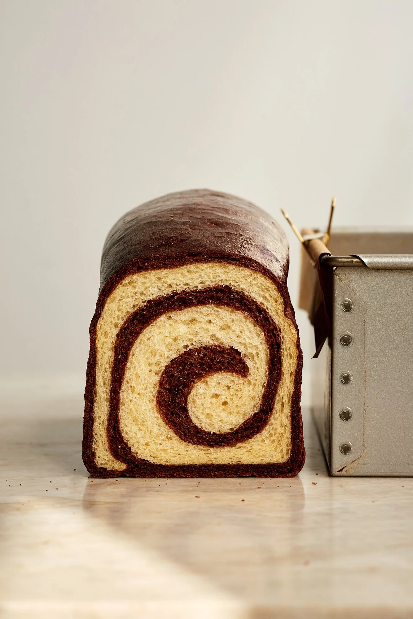 Cocoa Swirl Milk Bread