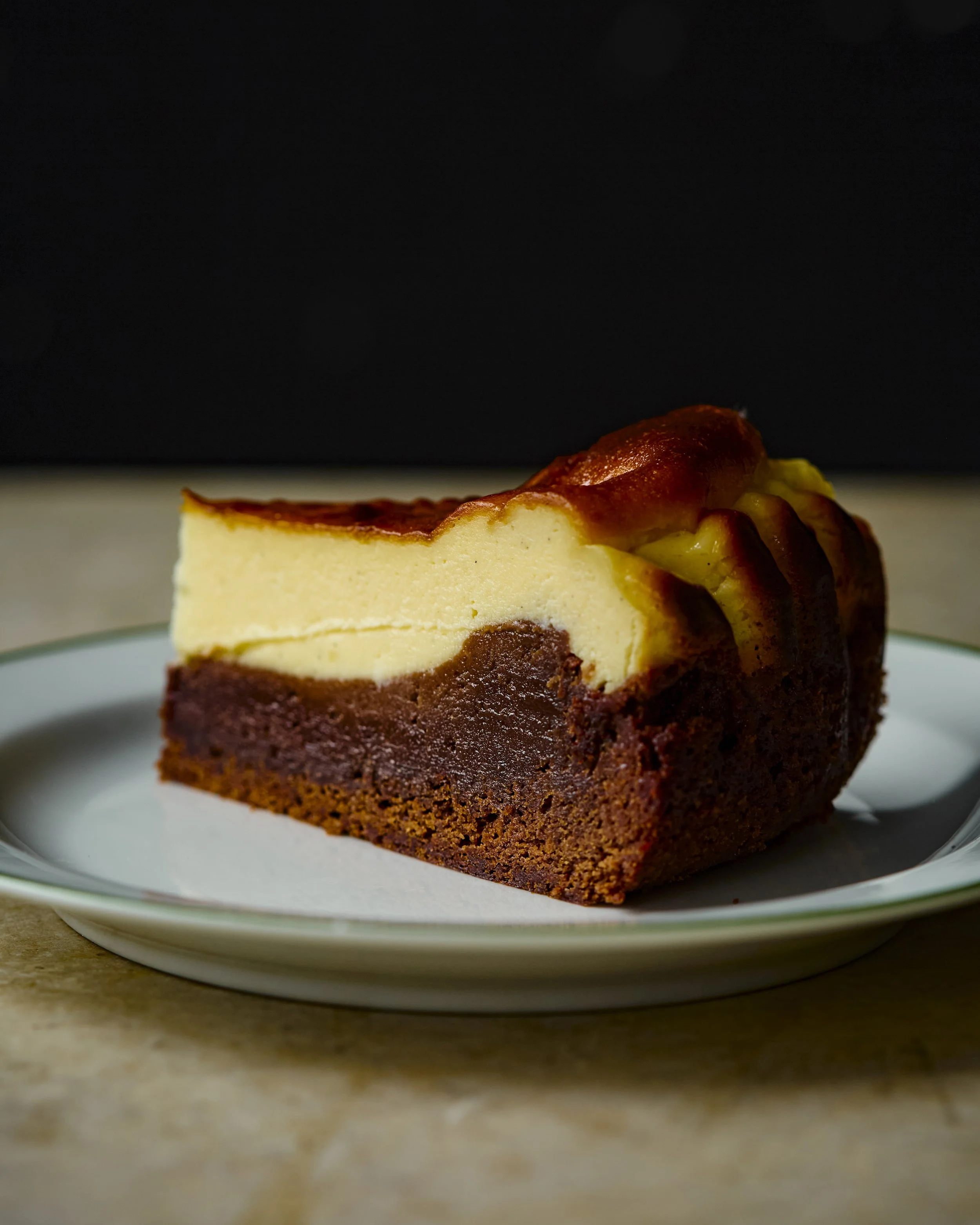 Basque Cheesecake Brownie