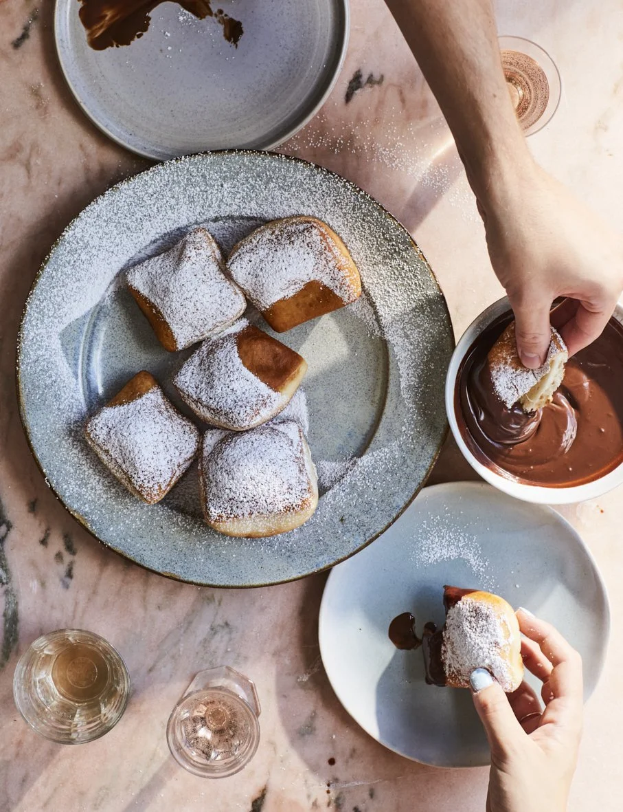 Hot Chocolate Beignets