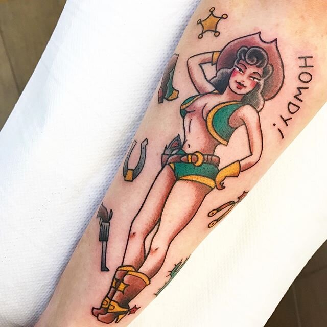 Howdy folks! Here&rsquo;s a cutie from the vaults. 🌵☀️ by @bendaviestattooer