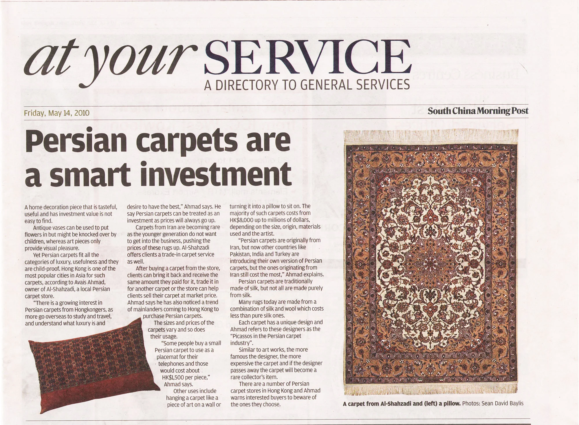 SOUTH CHINA MORNING POST | MAY 2010