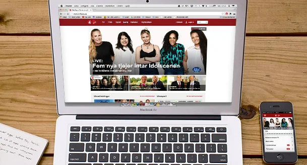 Together with TV4 Play I worked on their streaming service and delivered UX copy. It was all about writing, testing and optimizing, my favorite kind of content.