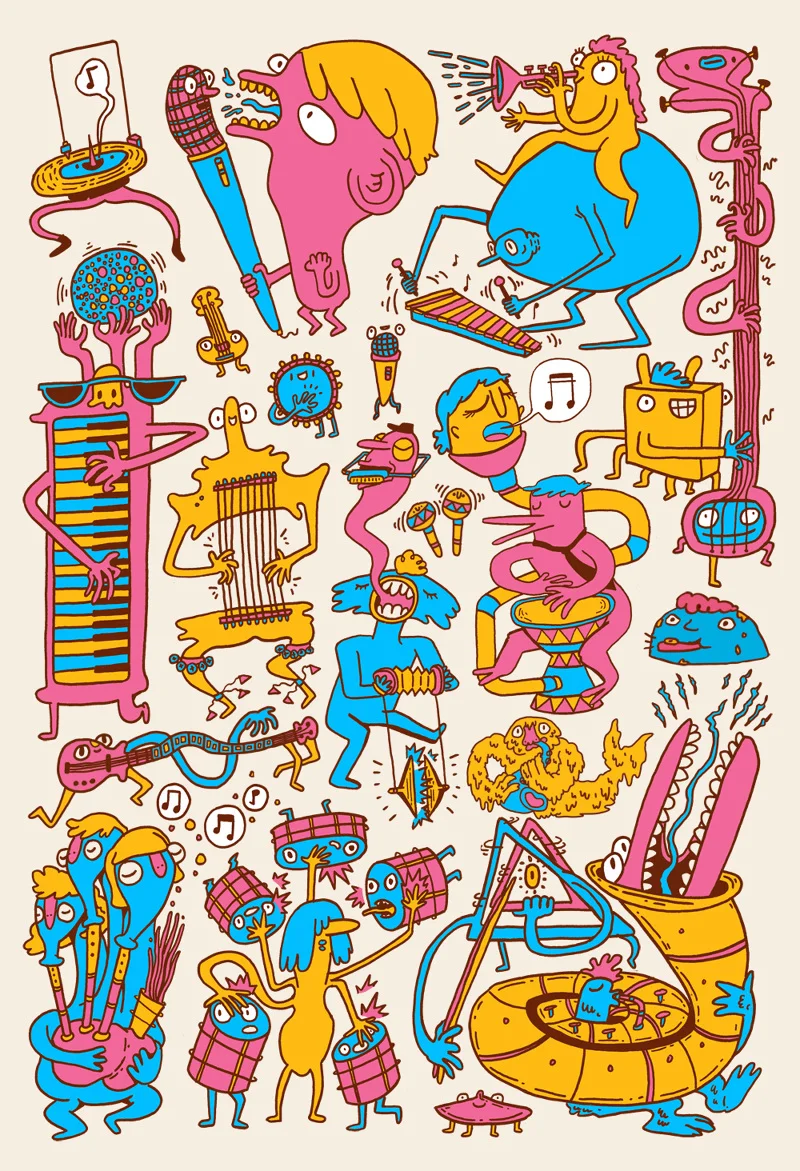 Print I designed for Raid71's Art V Cancer project which you can get involved with here.