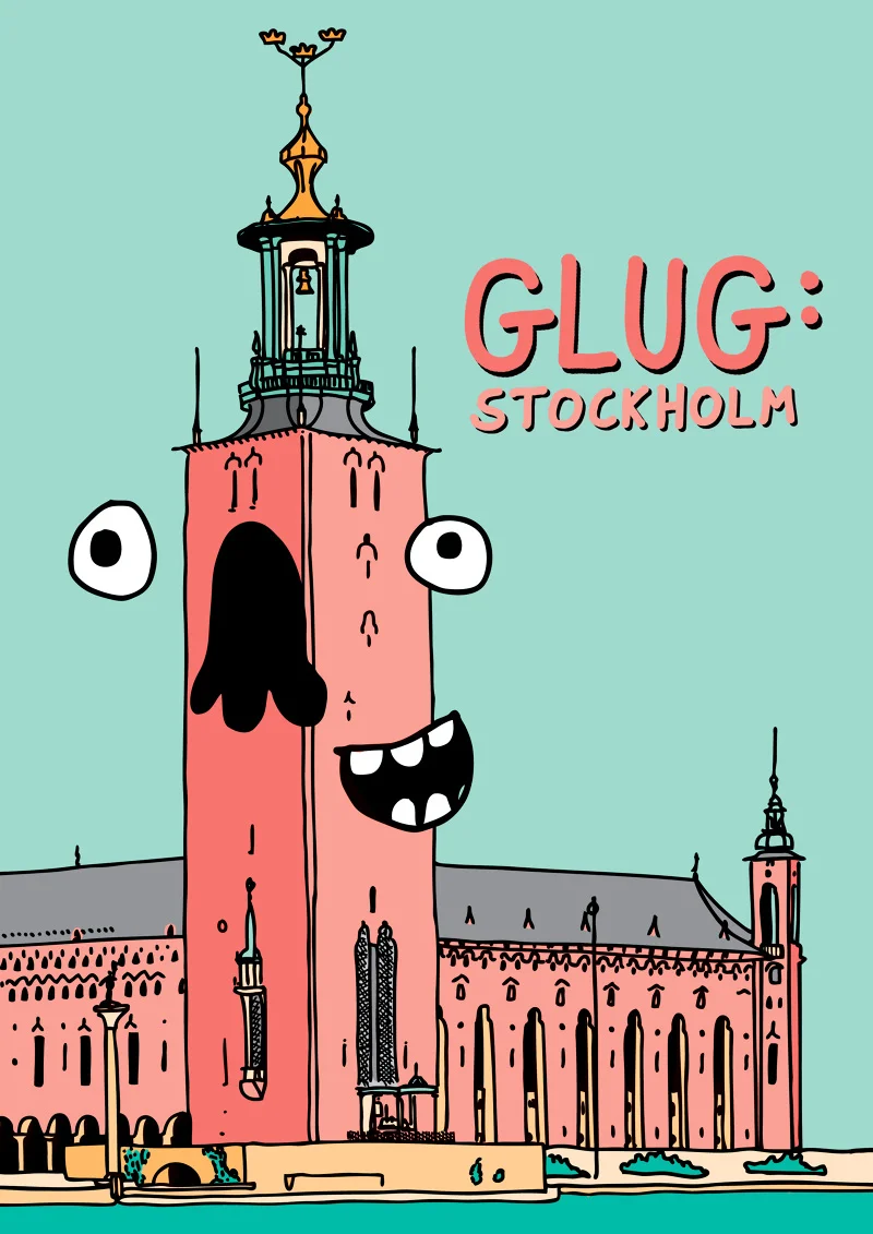 Poster design for Glug Stockholm event in March 2015. Displayed in a poster exhibition at the event.