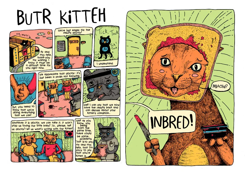 I was involved in the LOLCAT- TEH EXHIBISHUN curated by Studio Theolin, created by Jenny Theolin! ( More here ) The "exhibishun" took place at The Framers Gallery, 23rd Jan- 15 Feb! 