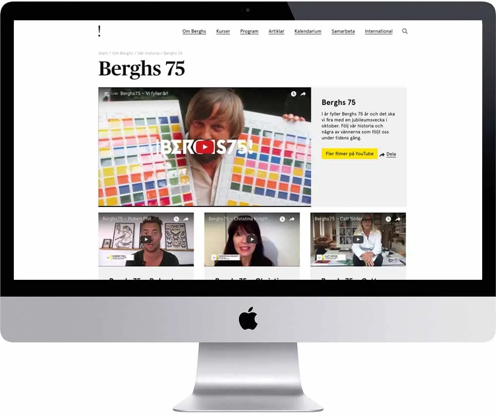 Berghs75 on Berghs.se