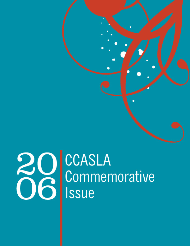 CCASLA Newsletter Cover