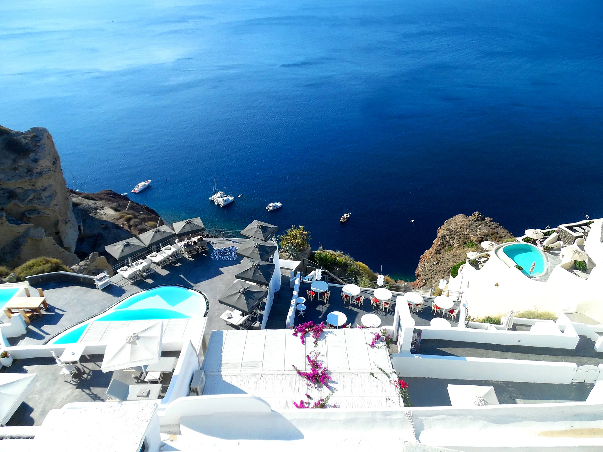 The GORGEOUS view you will get from Skiza Cafe