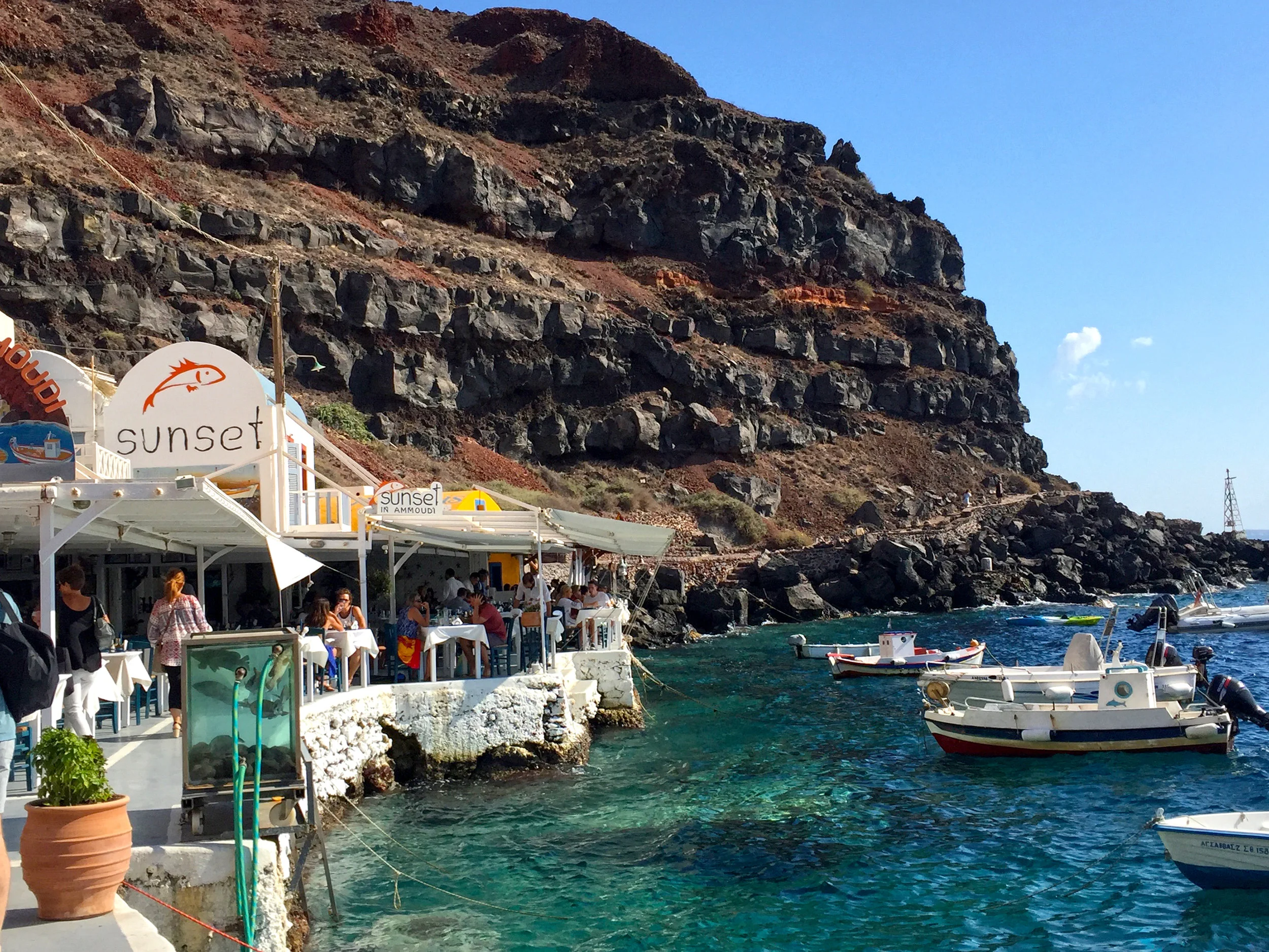 You can't miss Sunset Tavern - there is nothing else after it