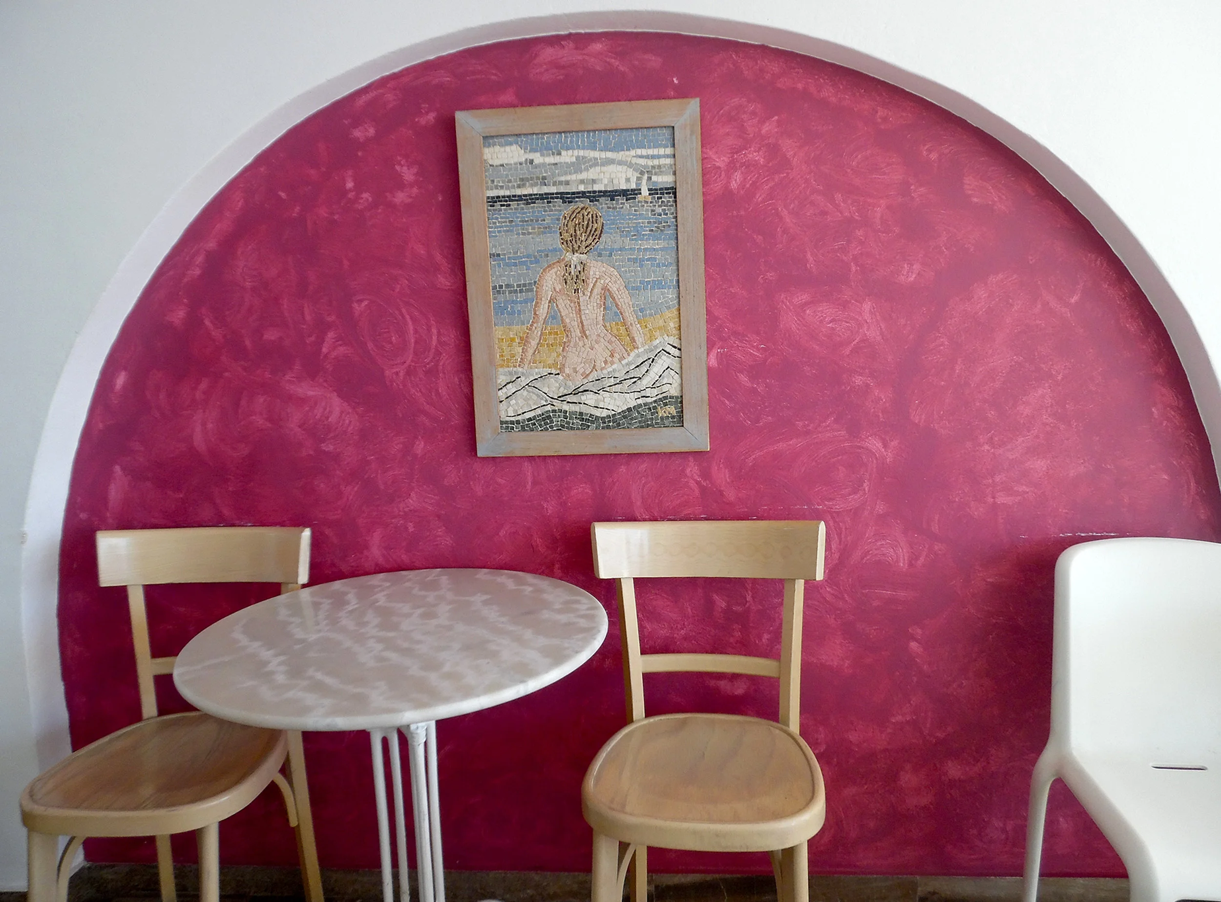 The cutest accent wall in Skiza