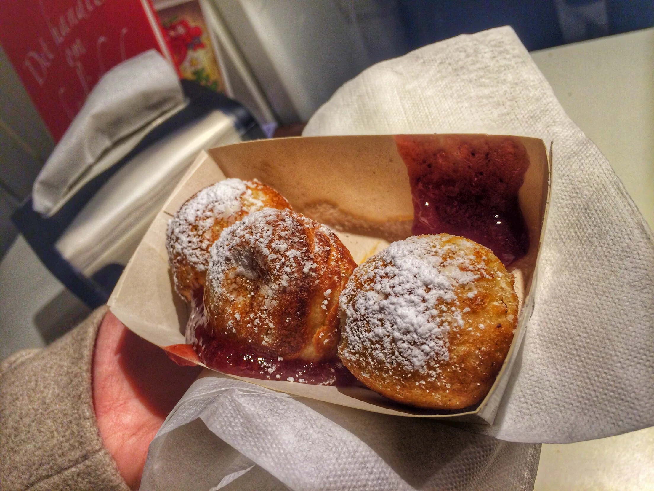 Æbleskiver: Danish pancake puffs (also known as 'appleskives')