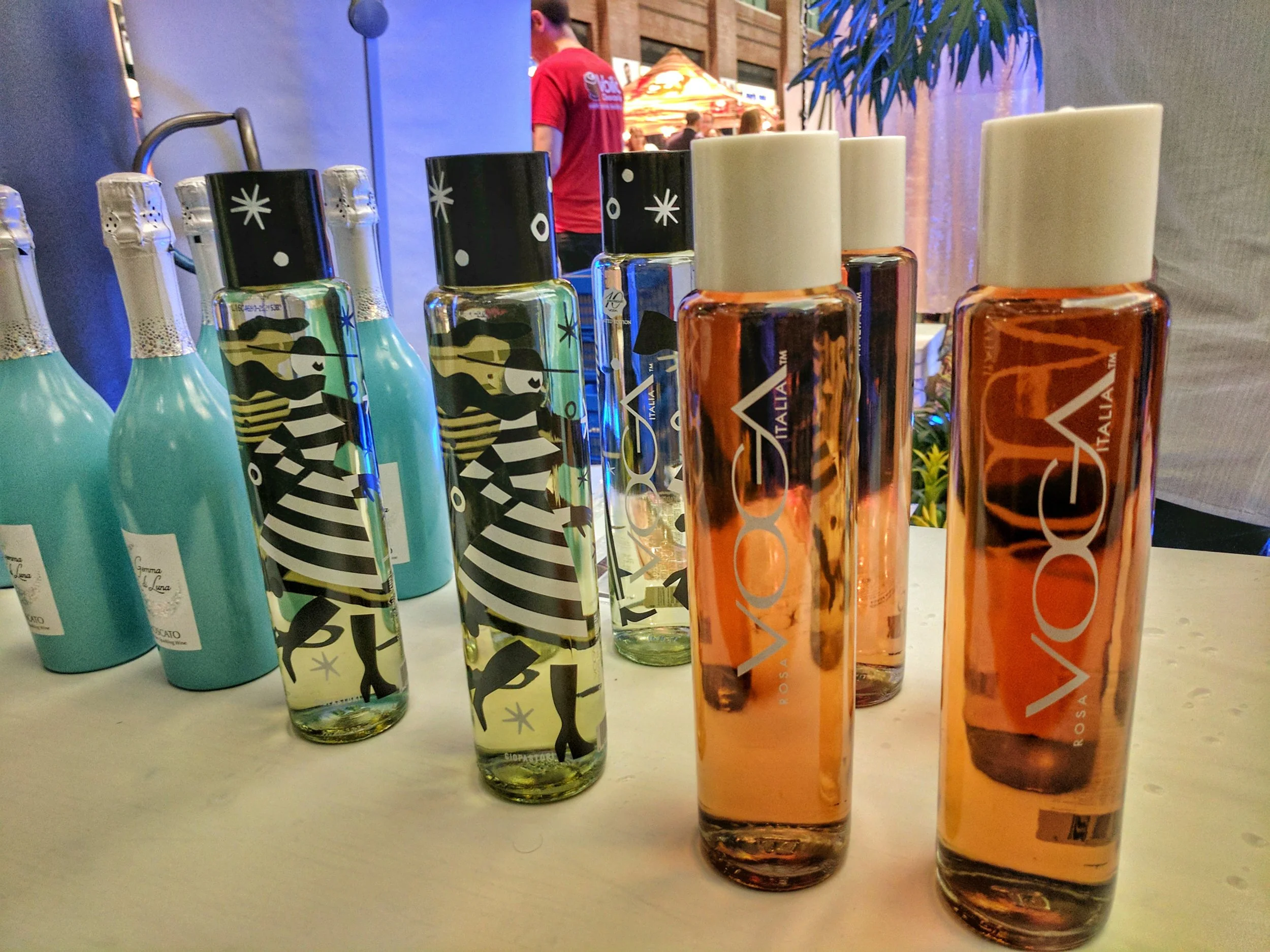 Voga Italia Limited Edition Pinot Grigio (L) and Rosa (R)