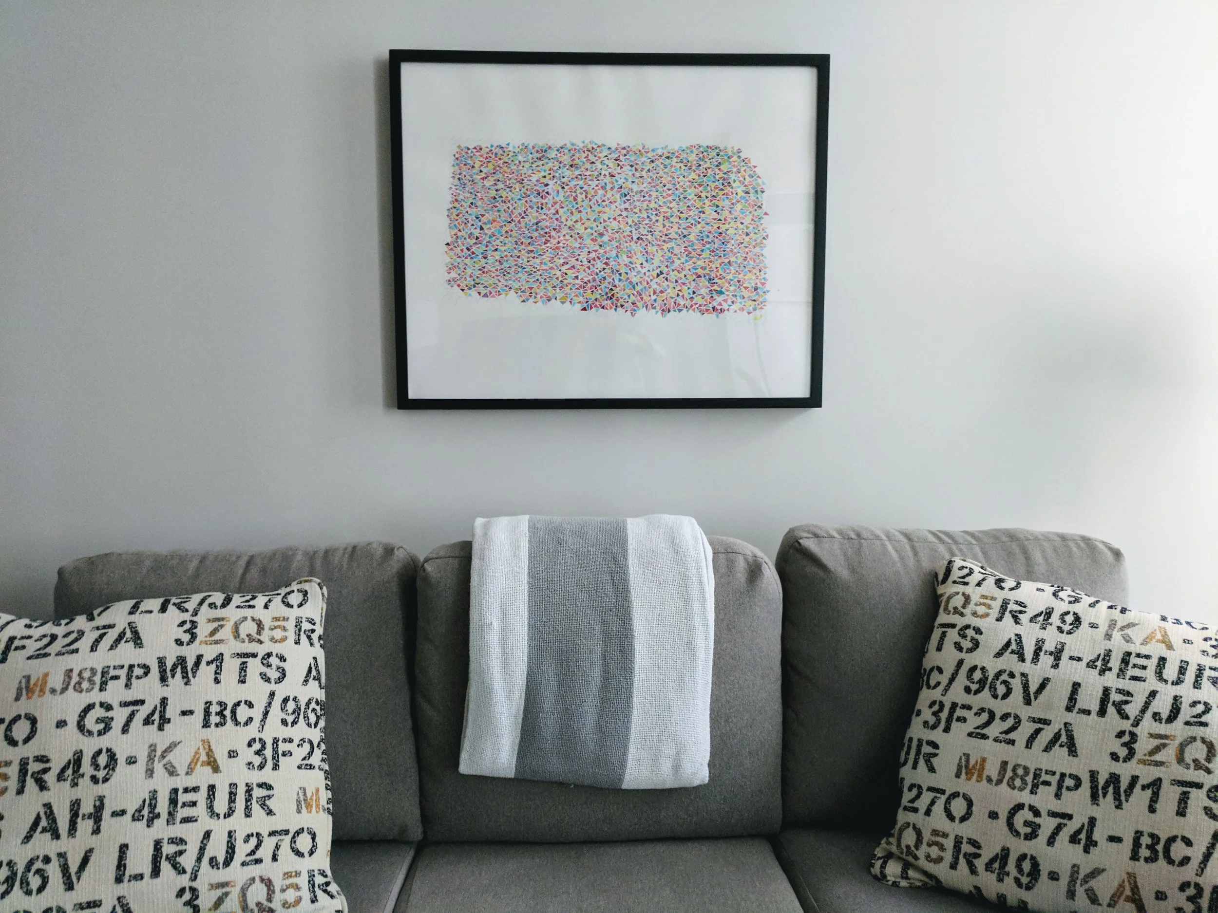 Each unit features art by a local artist! Mine was done by Jessica Eldredge .