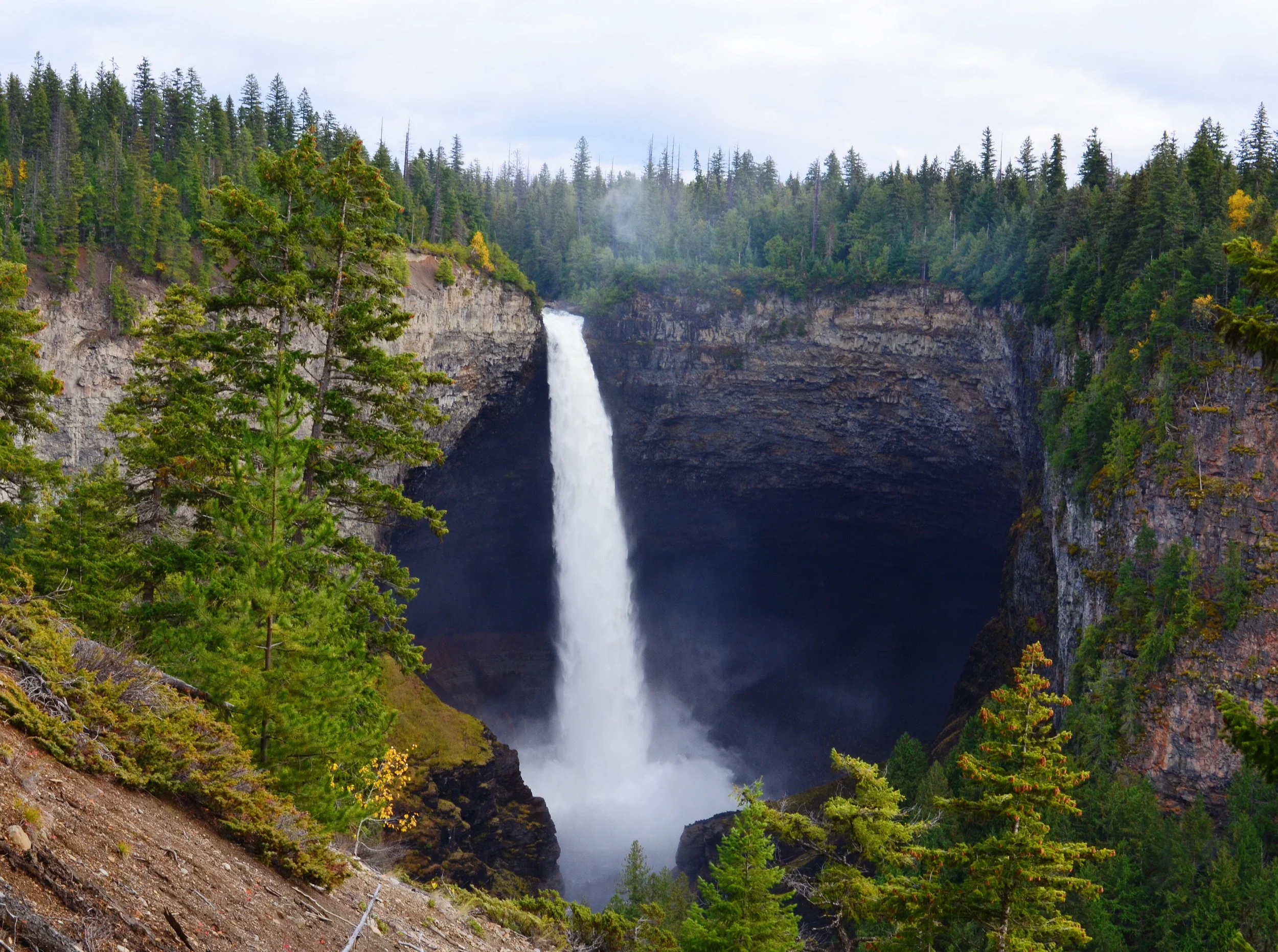 Waterfall hikes, Wells Gray Provincial Park, Clearwater, British Columbia, Canada (photo by Alix)