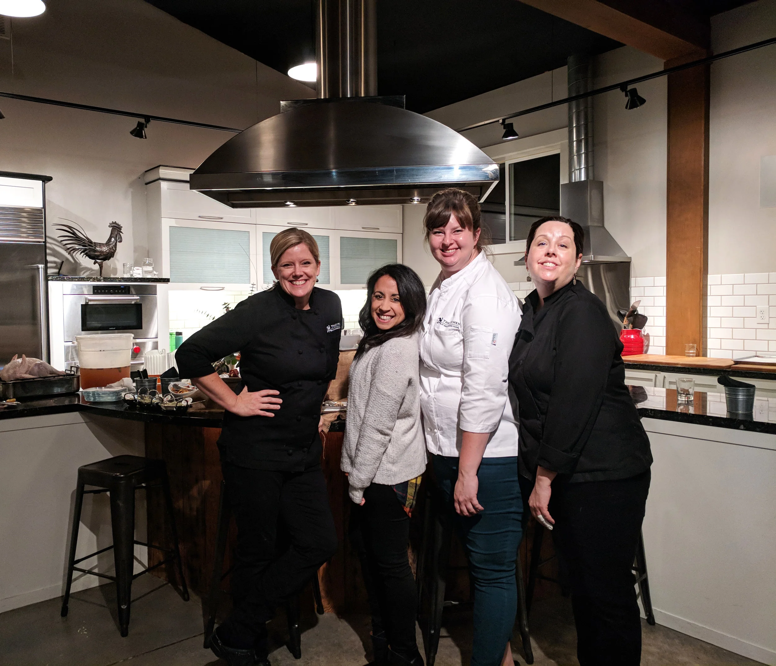 From left to right: Jessica Hansen, me (obviously),&nbsp;Kate Johnson and Andrea Bowers.
