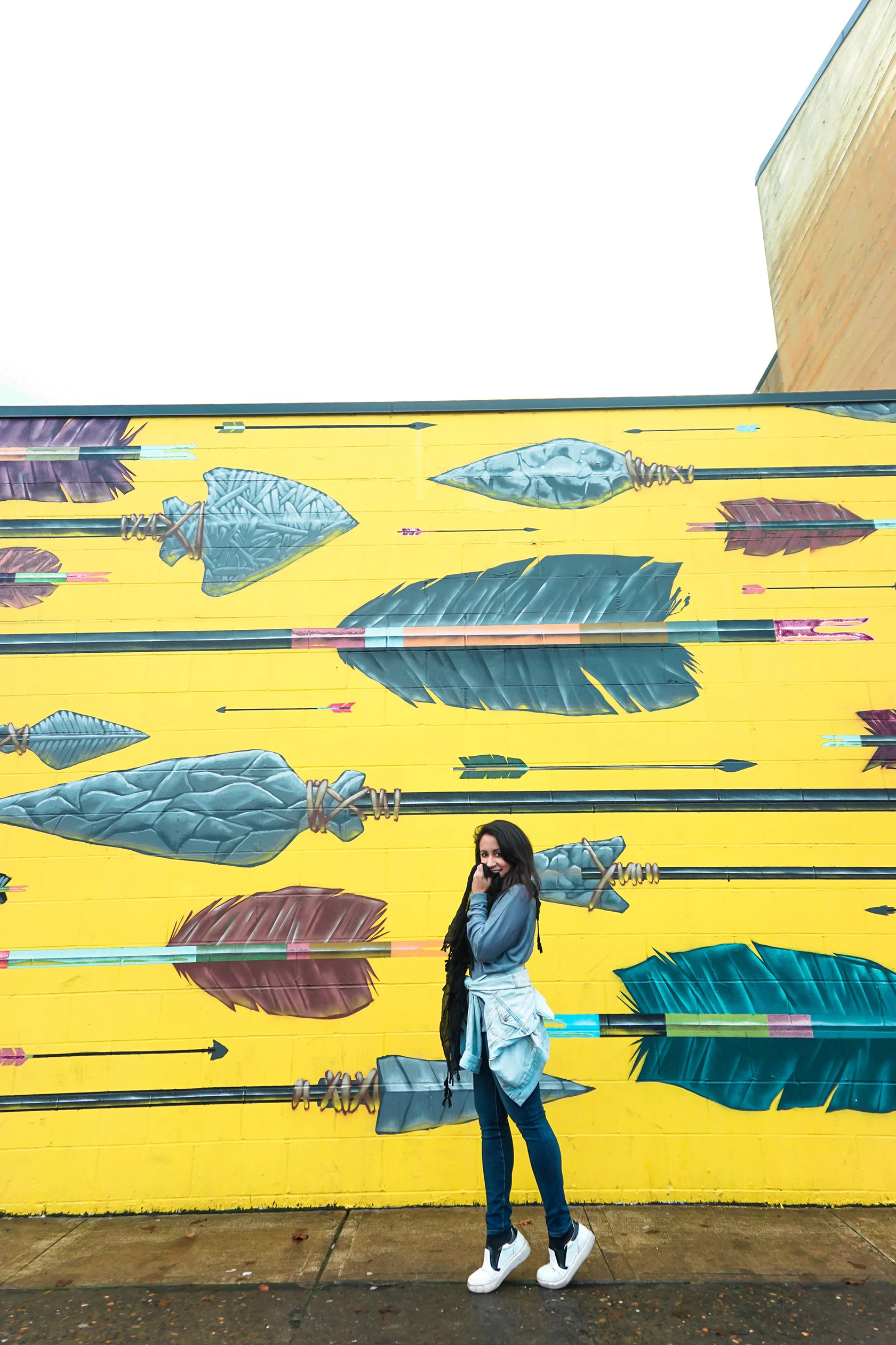 Another awesome mural by Blaine Fontana that you must see. And if you're curious there happens to be a dispensary right next door - it is legal in Oregon after all. 