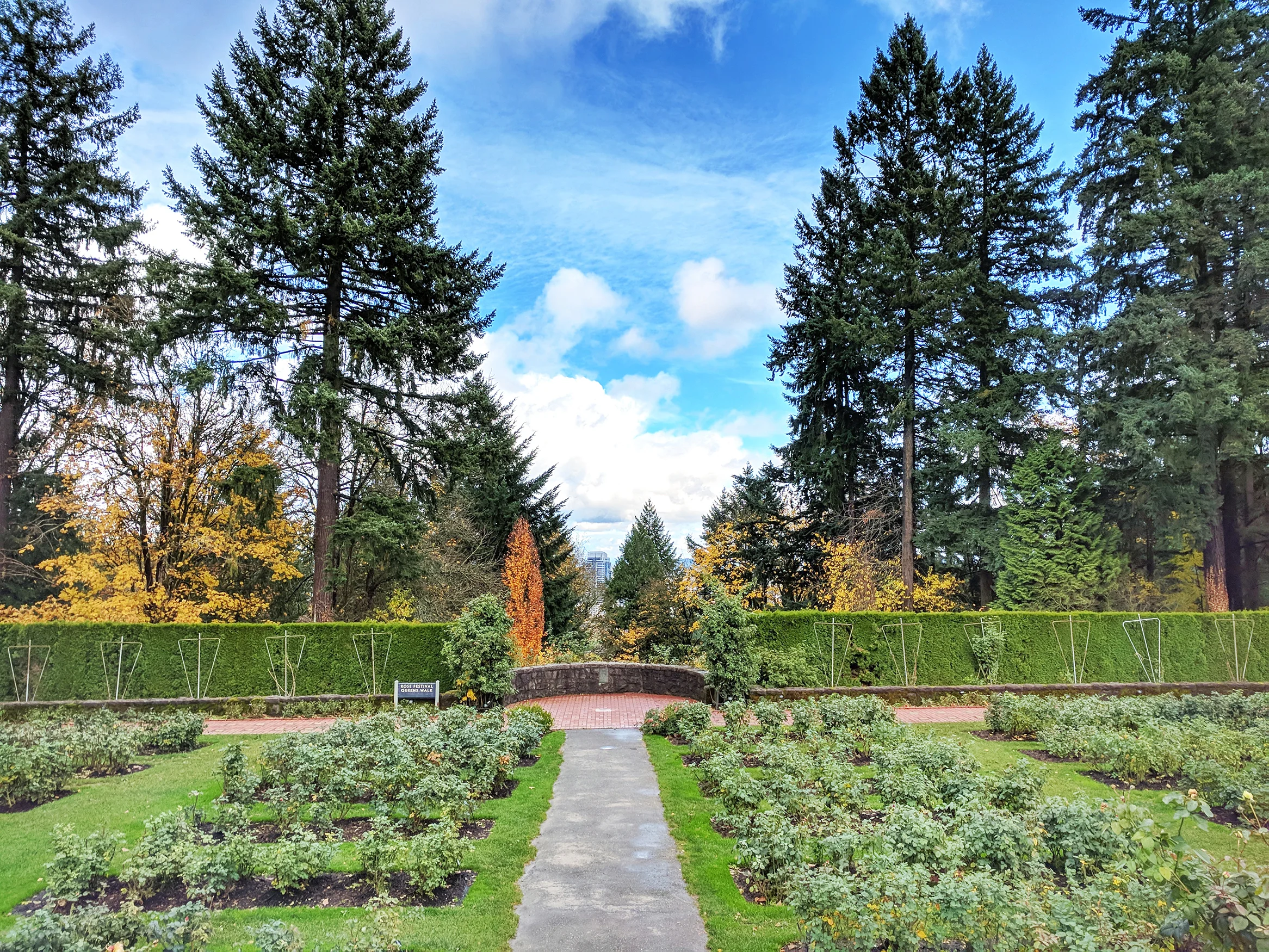 If you want to see the roses make sure you visit between April and October. If you come in June the roses will be at their peak, in full bloom.