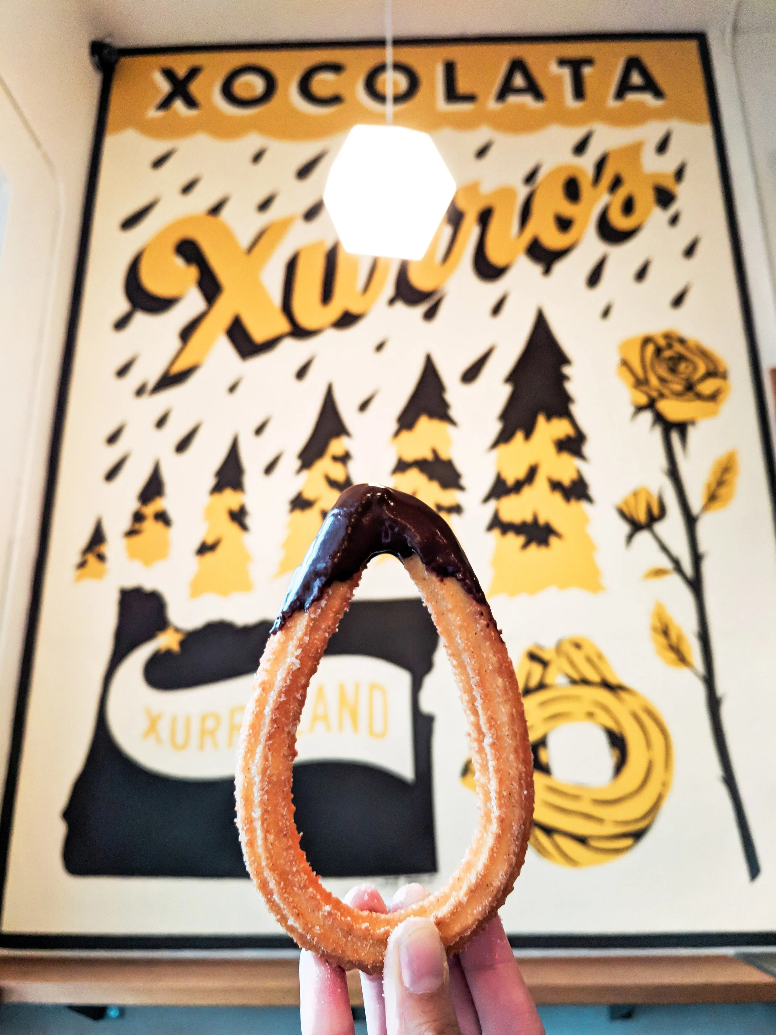 Yes, the drinking chocolate is very, very rich. But it wouldn't be an 180 Xurros experience without something to dip your churro into