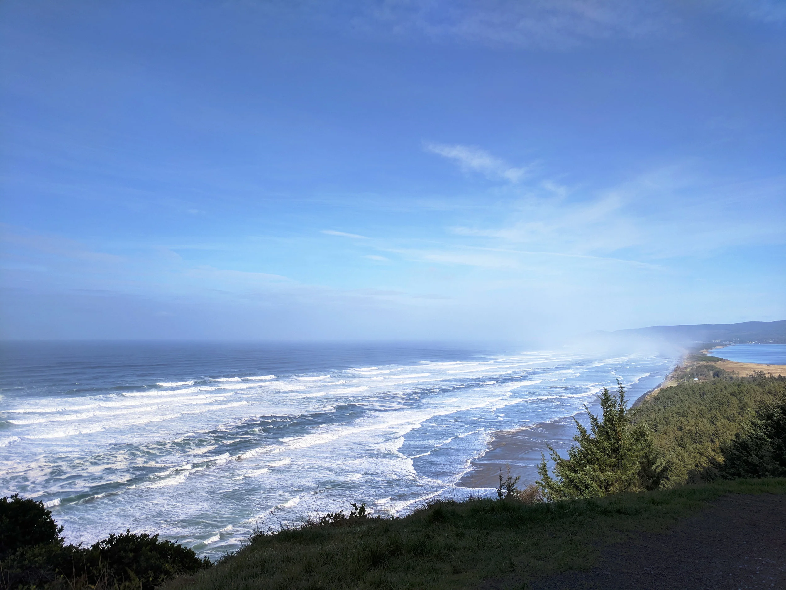 Cape Lookout viewpoint from the highway