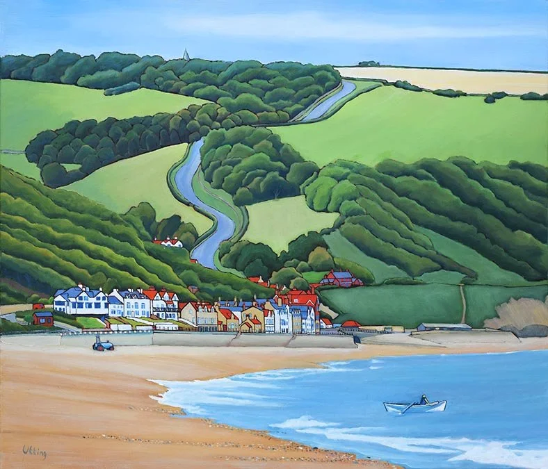 Blue Boat Blue Tractor Sandsend