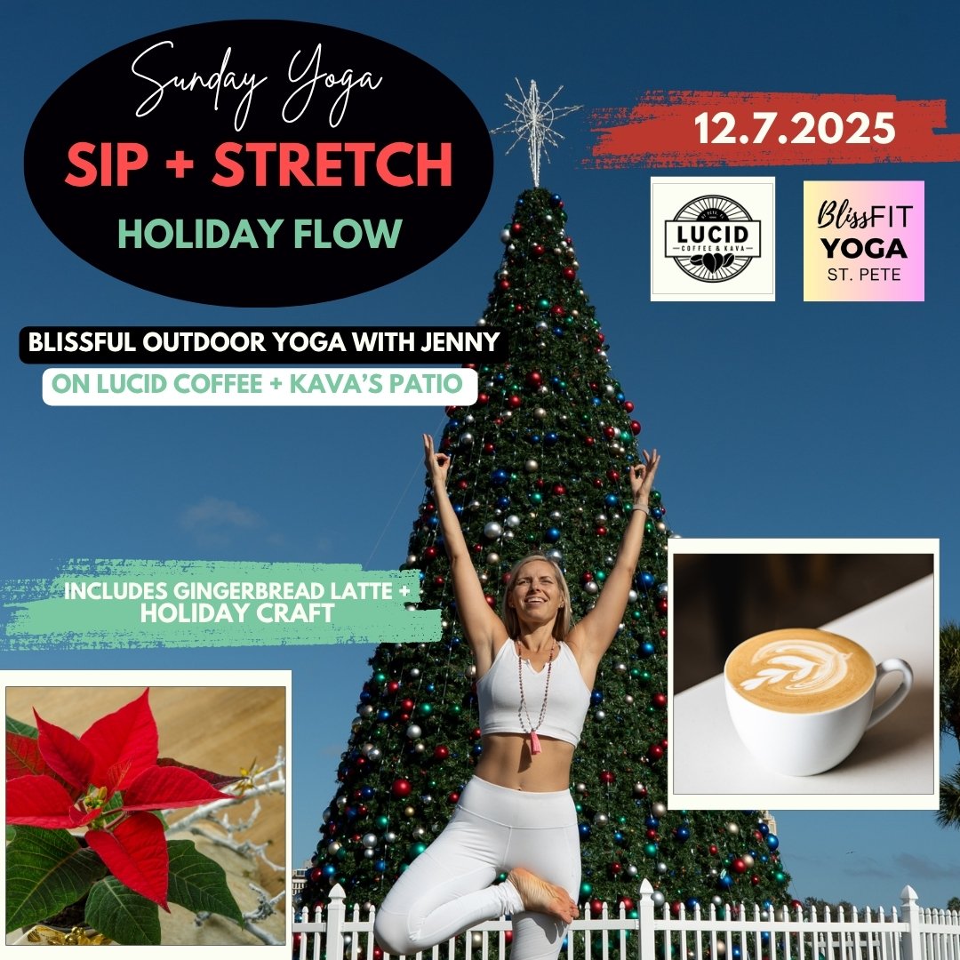 SIP + STRETCH SUNDAY YOGA 🎄🧘‍♀️☕ Holiday Flow - December