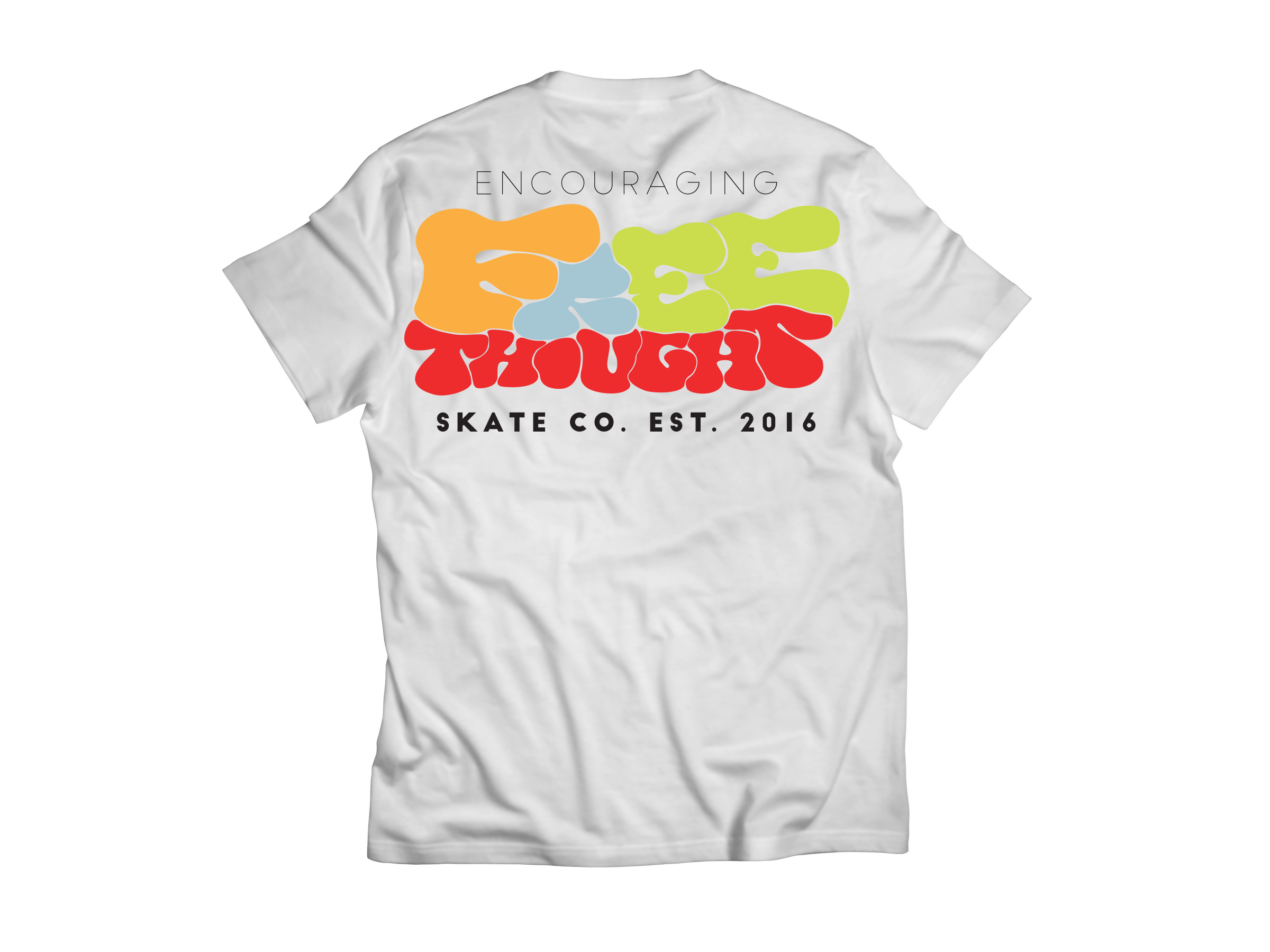 Free Thought Skate Co. T-shirt Design