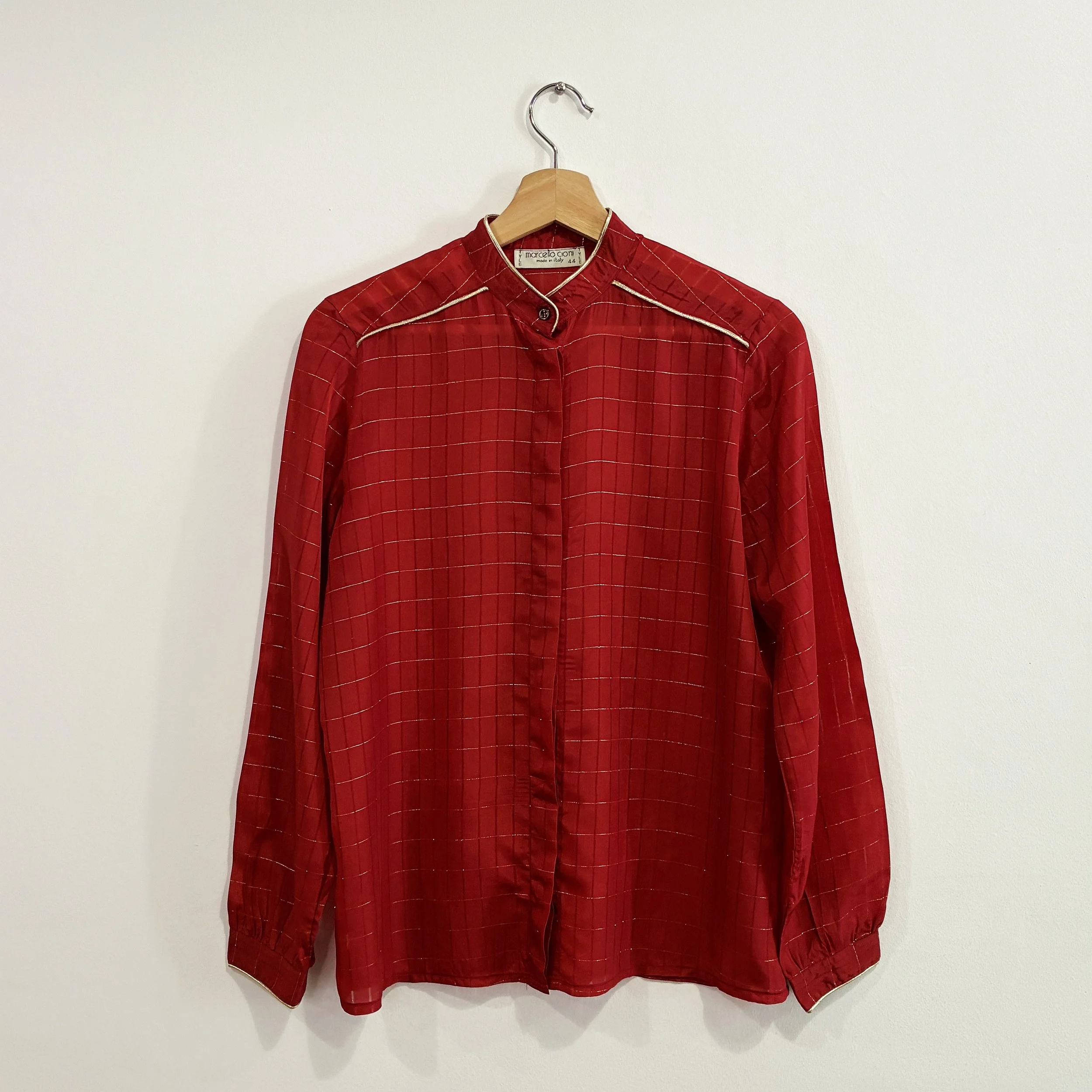 Camisa vintage "Pilar", talla 36