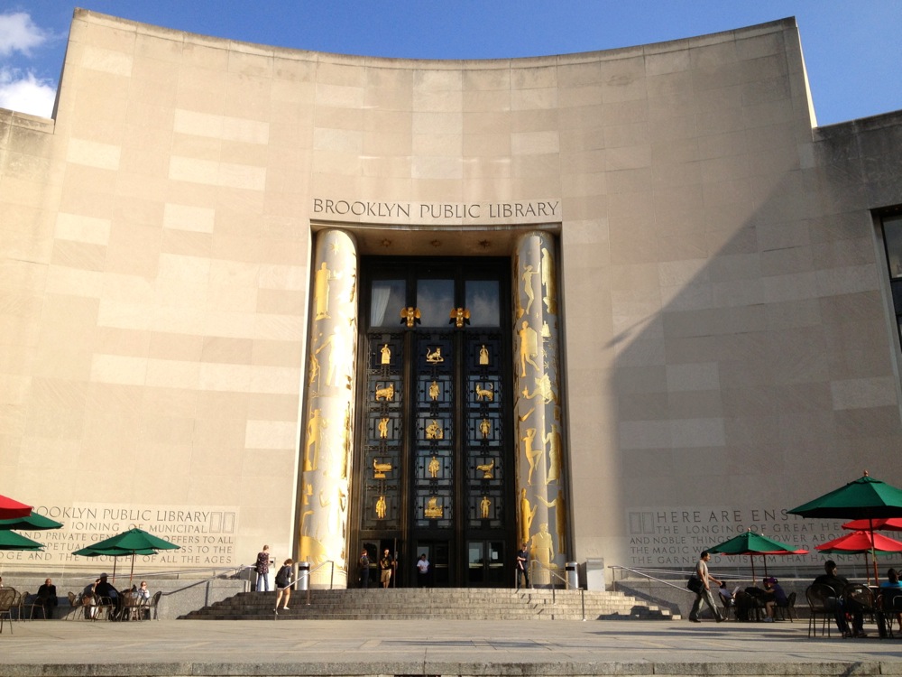 BROOKLYN LIBRARY: GRAND ARMY, CLINTON HILL, NEW UTRECHT