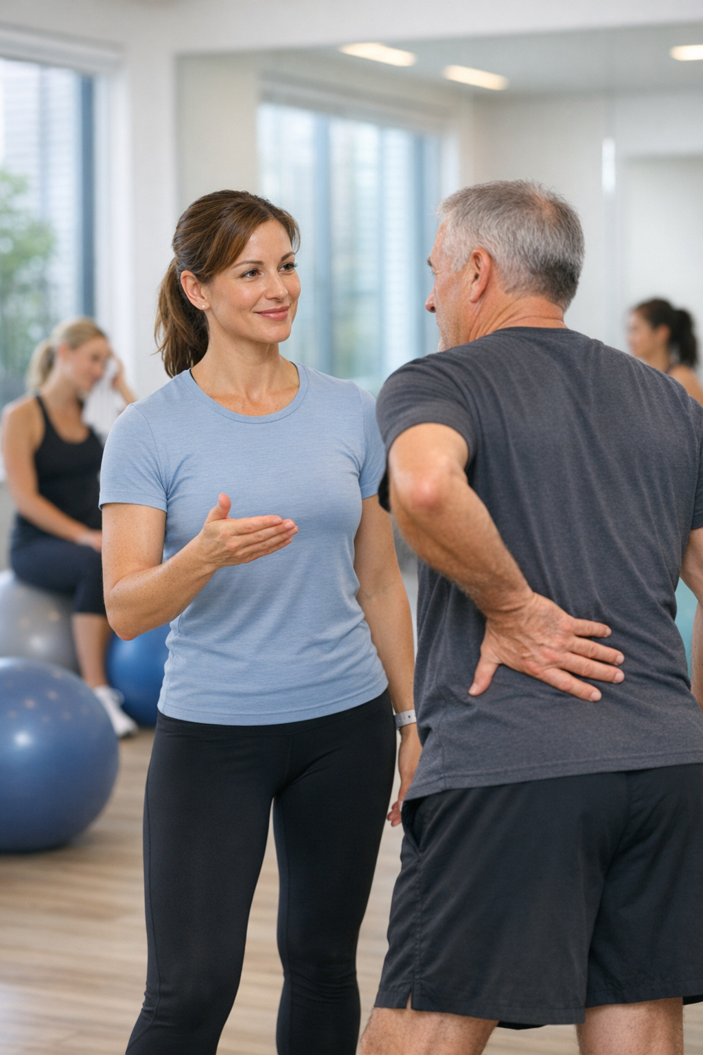 ENtraineur de cors de groupe douleur au dos, stability ball.png