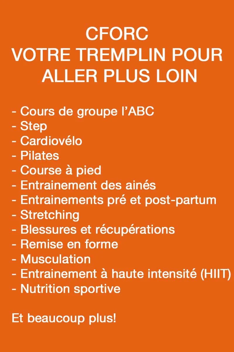 Formations: Cours de groupe, Step, Cardiovelo, pilates, Stretching, Entrainement des ainés, Remise en forme