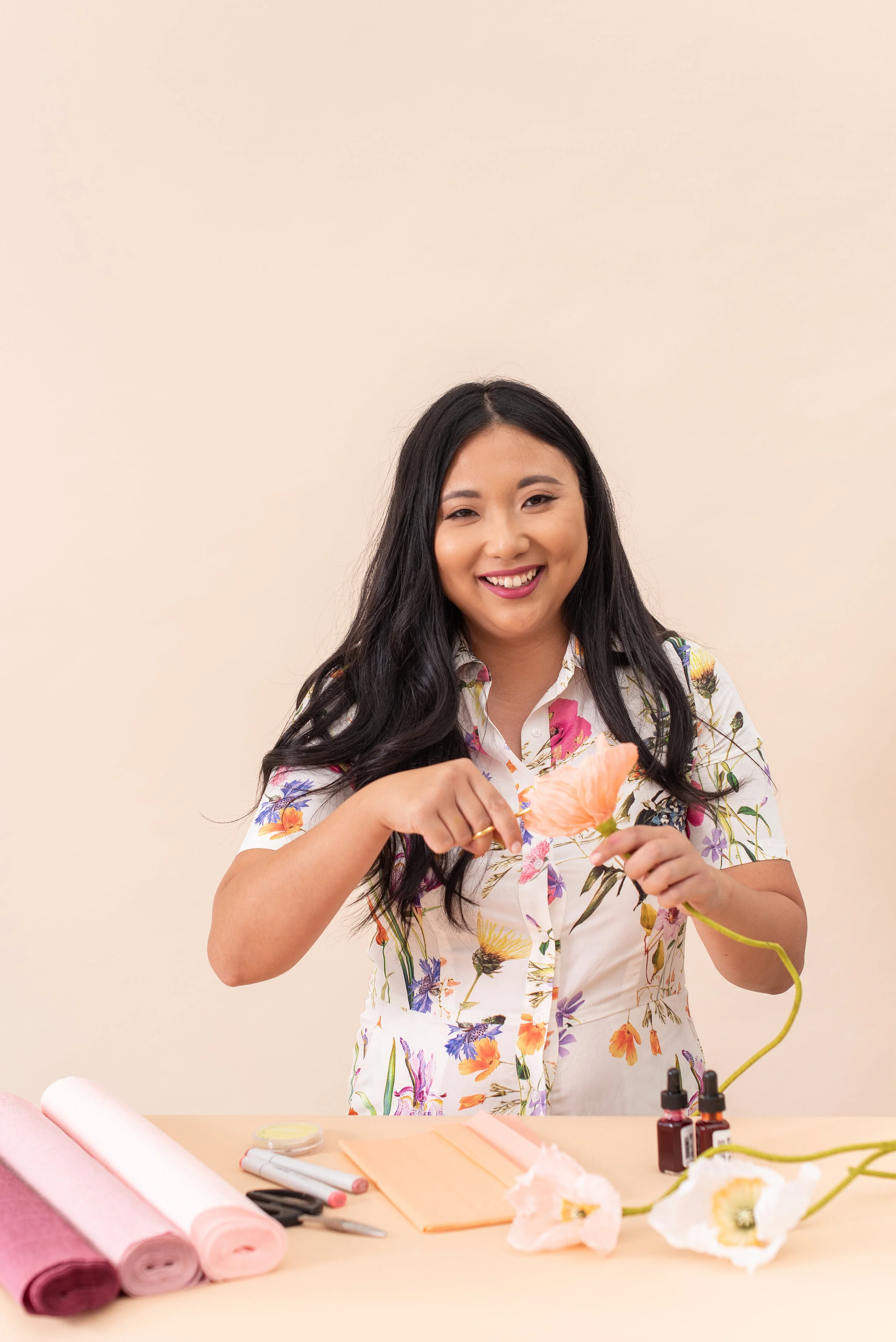 Emily Paluska, Instructor and Owner of Revery Paper Flora