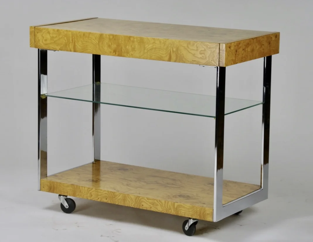 Bar cart by Milo Baughman for Lane - SOLD