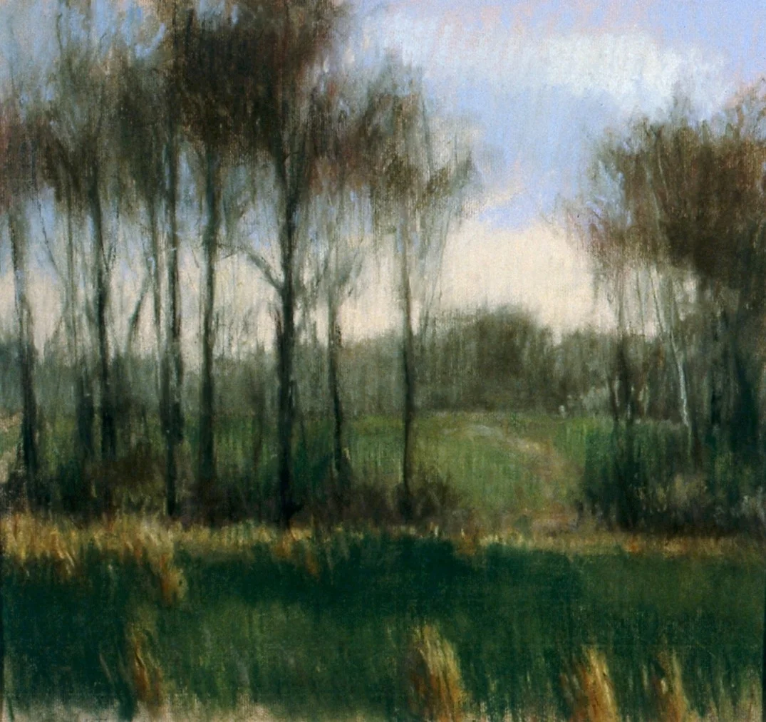 Autumn Field, pastel, 1999, 11 x 14