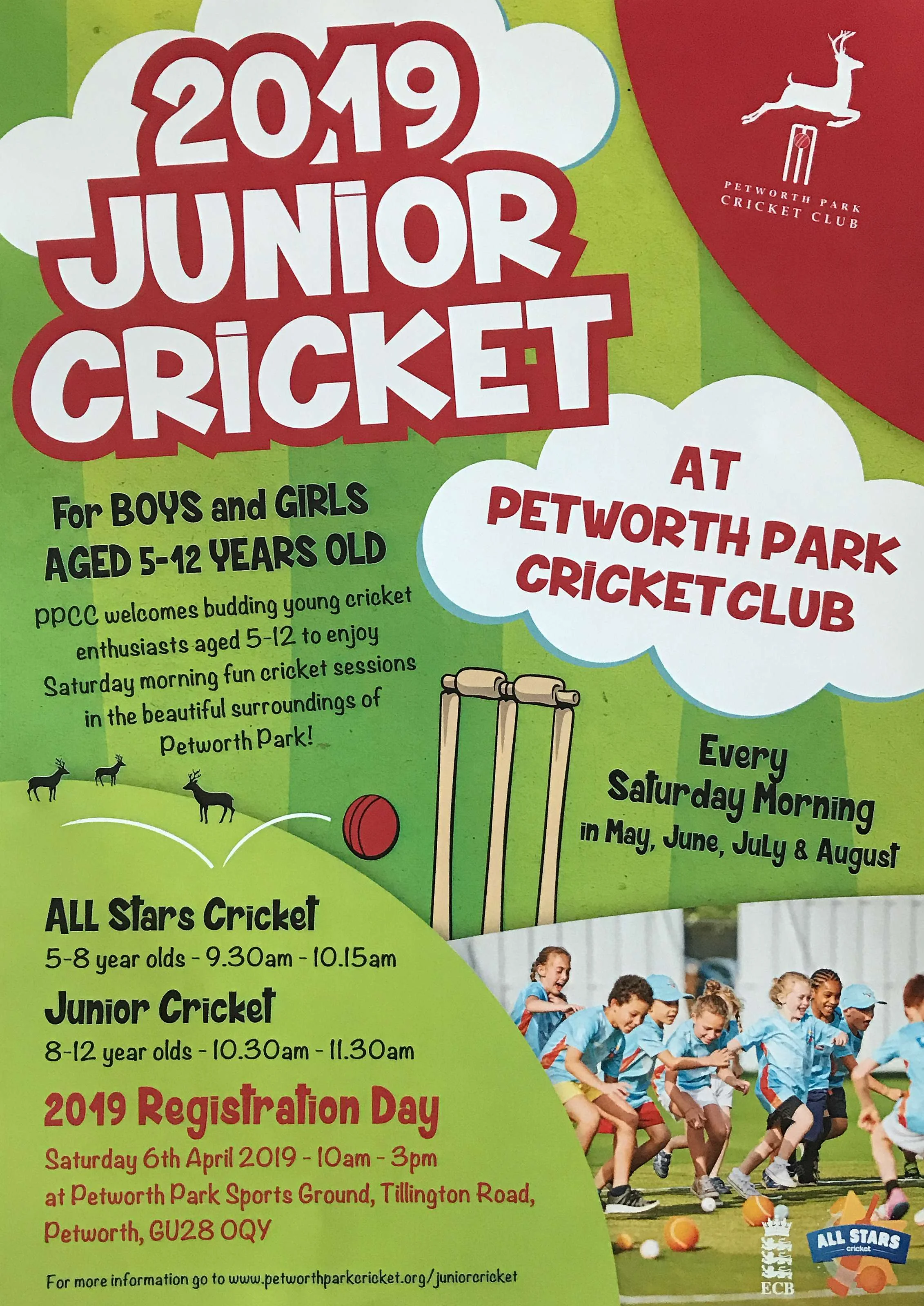 Start of 2019 Junior Cricket Season!