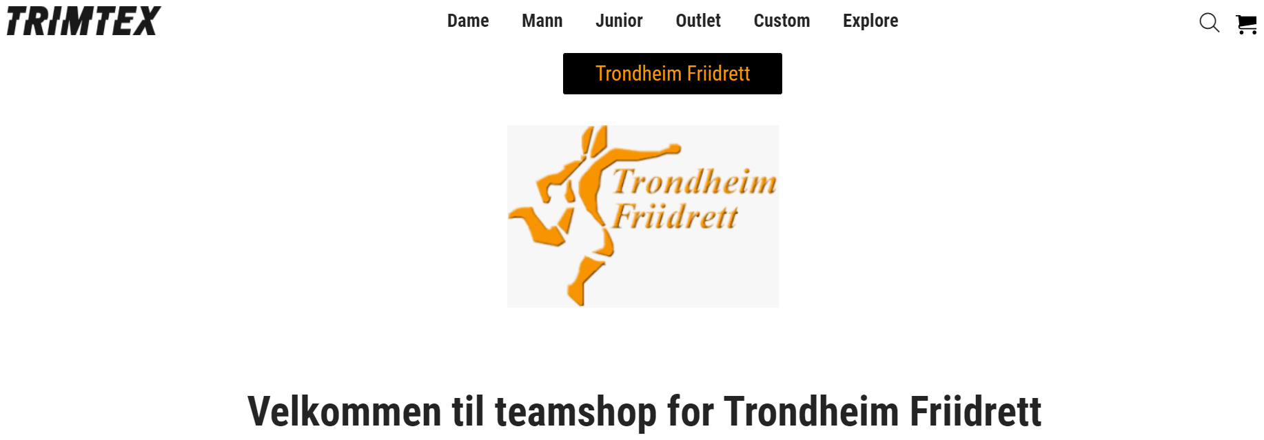 Nettbutikken for bestilling av klubbtøy er åpen