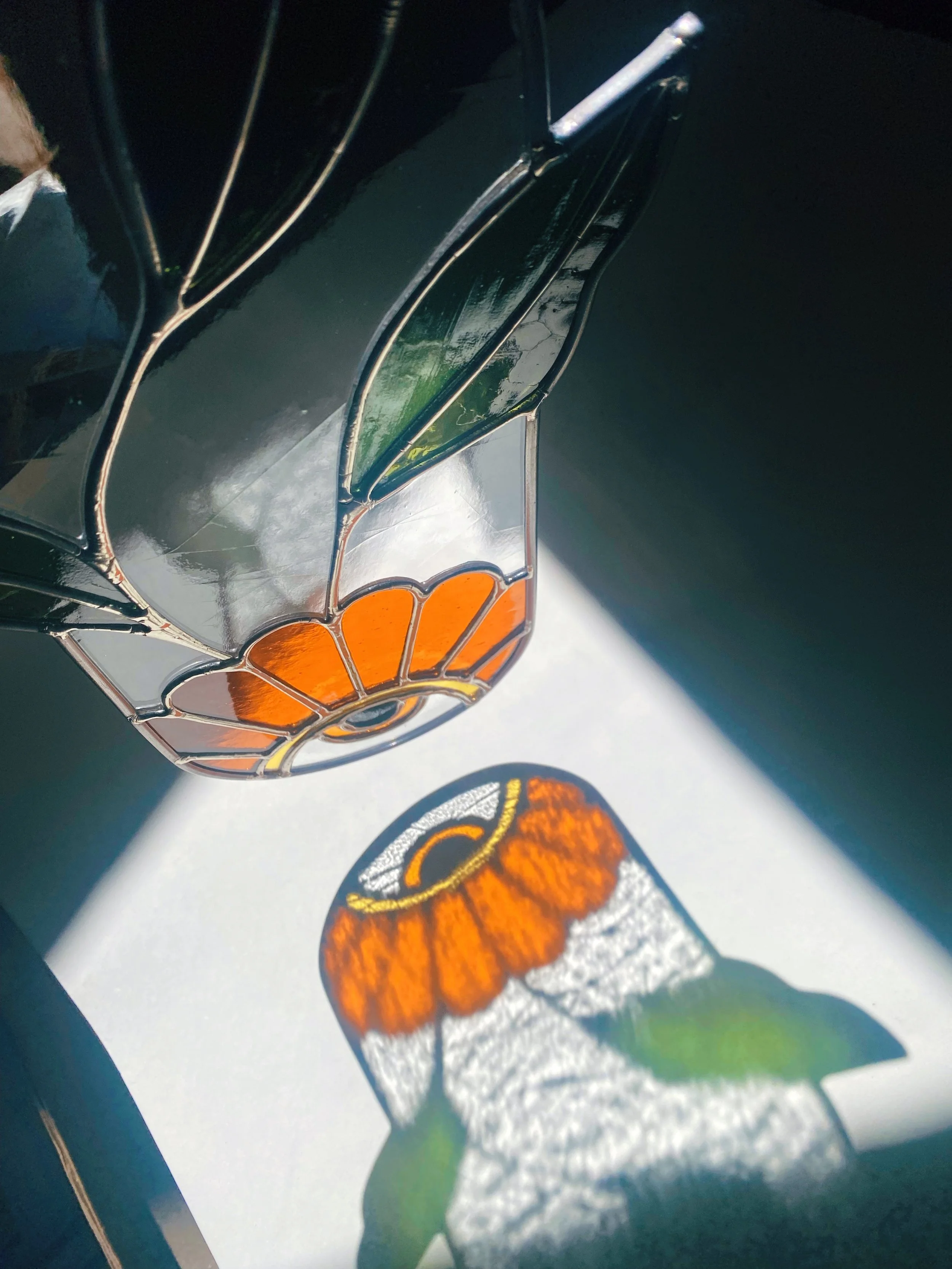 Voyeur Flower Capsule - Opaque Orange