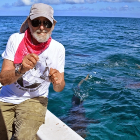 Dr. Samuel "Doc" Gruber Dr. Gruber is the founder and director of the Bimini Biological Field Station, Bimini, The Bahamas. "Doc," as he is known by his students, is a recognized authority of shark behavior. He is a longtime member of numerous professional societies and founded the American Elasmobranch Society in 1983. "Doc" founded the World Conservation Union's (IUCN) Shark Specialist Group and was its Chairperson between 1991 and 1996.