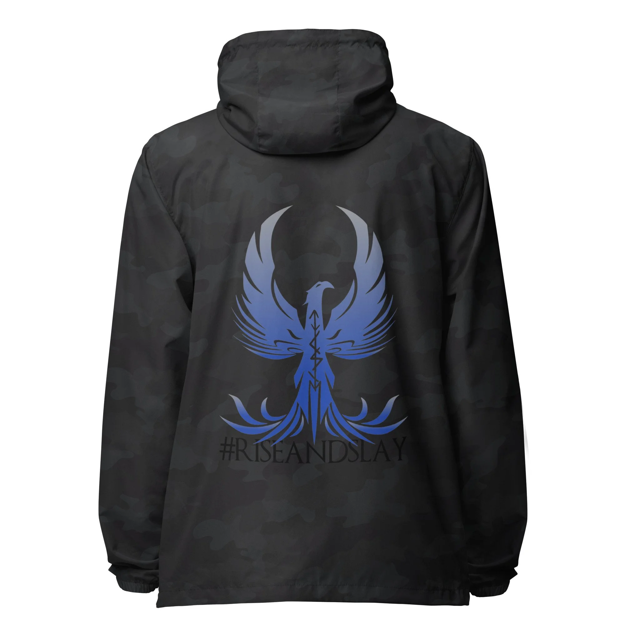 unisex-lightweight-zip-up-windbreaker-black-camo-back-6410a3000ba98.jpg