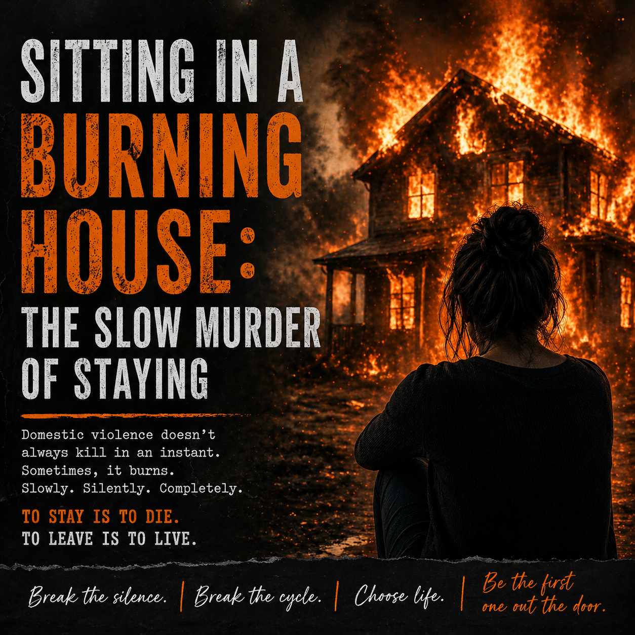 Sitting in a Burning House: The Slow Murder of Staying