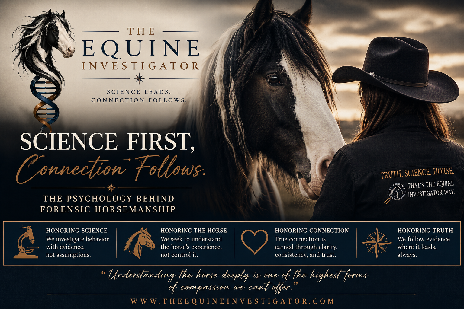 Science First, Connection Follows: The Psychology Behind Forensic Horsemanship