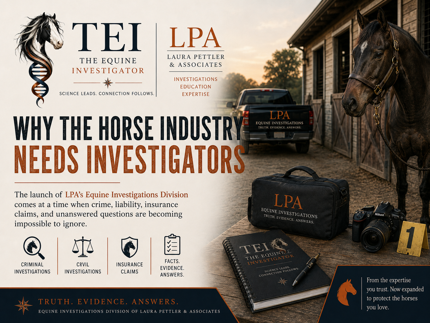 Why Laura Pettler &amp; Associates Launched an Equine Investigations Division