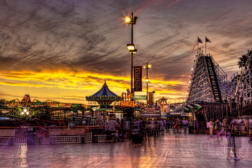 Sunset at the Boardwalk