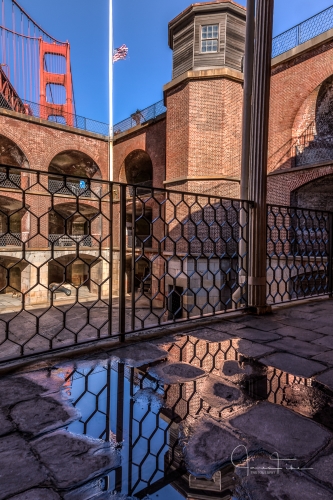 Fort Point National Historic site, San Francisco California. Taken December 2013 by James Fike Photography.