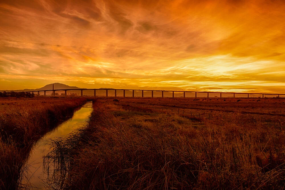Antioch Bridge Sunset