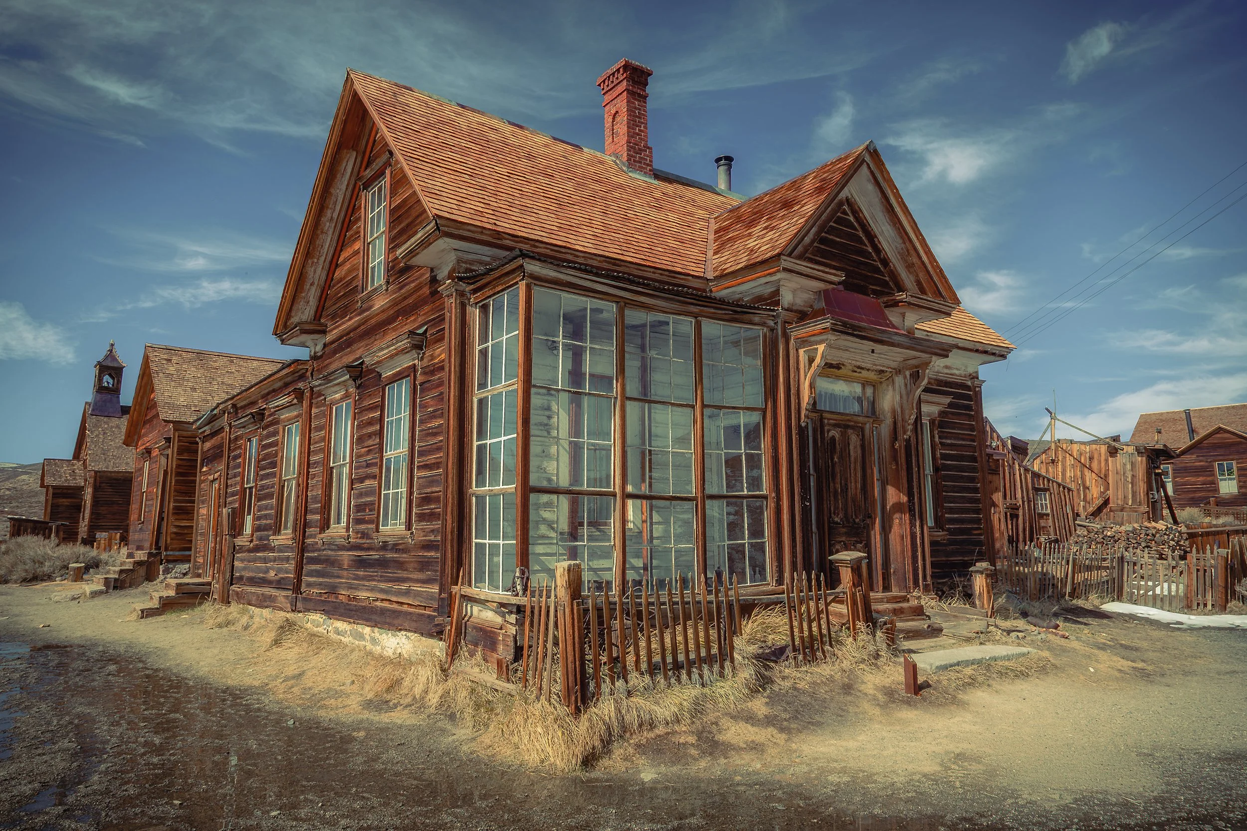 Echoes of Bodie

 

 Bodie State Historic Park preserves the remains of a once-active gold-mining town in eastern California. The weathered buildings that survive on site reflect the community’s late nineteenth-century boom and later decline. 