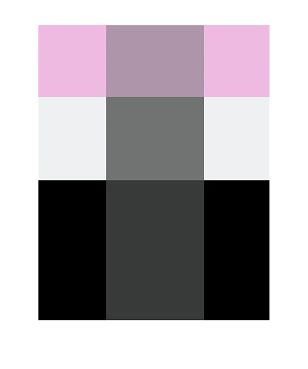 PINK OVER BLACK
