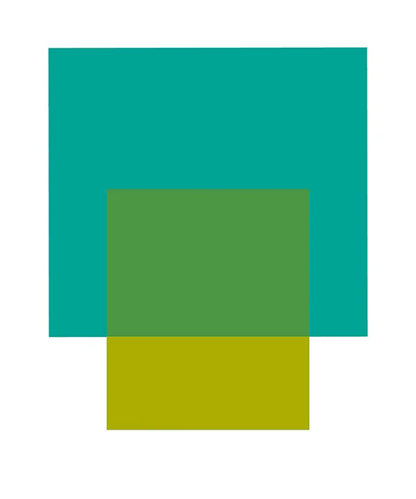 THE INTERACTION OF TEAL AND GREEN