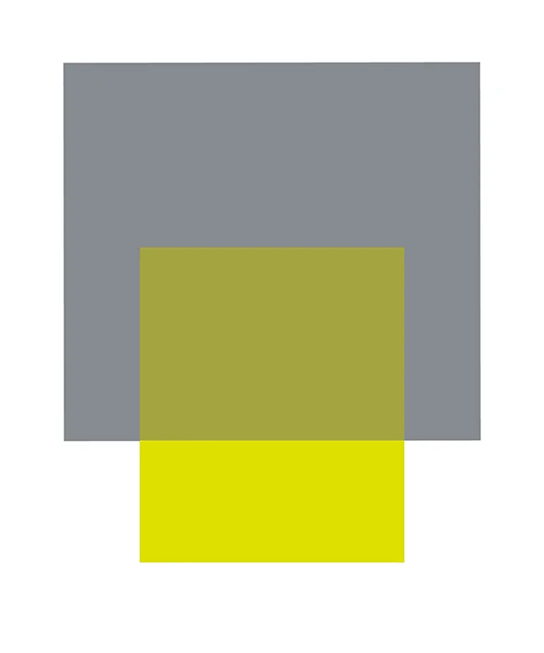 THE INTERACTION OF GRAY AND LIME GREEN