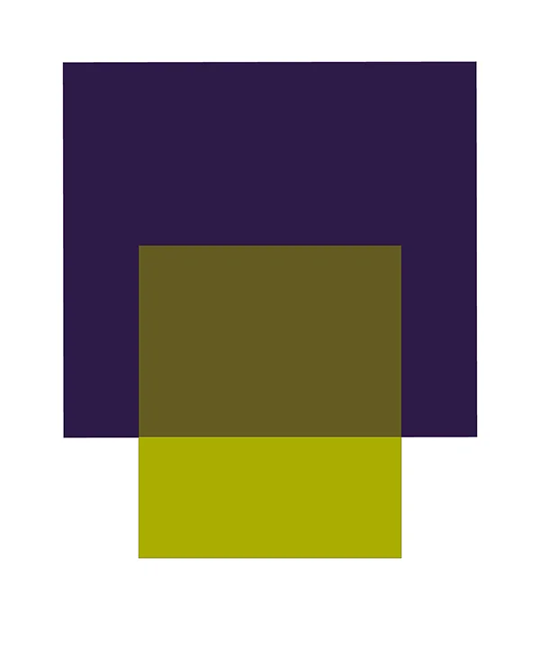 THE INTERACTION OF DEEP VIOLET BLUE AND LEAF GREEN
