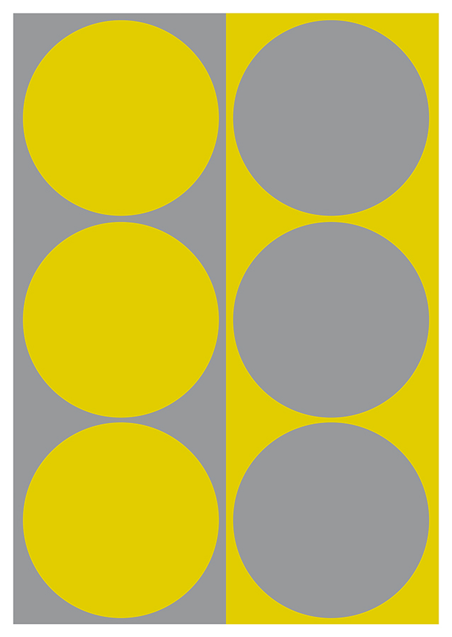 Dynamic Pair: Yellow and Gray